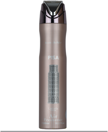 Lattafa Pisa Air Freshener 3 Pc Combo, 300ml Fragrance Air Freshener Spray Set for Home, Car &amp; Office, 3-Piece Combo