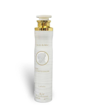 Lattafa Her Confession Air Freshener 300ml, Fragrance Air Freshener Spray for Home, Car &amp; Office, Feminine Warm Floral Scent