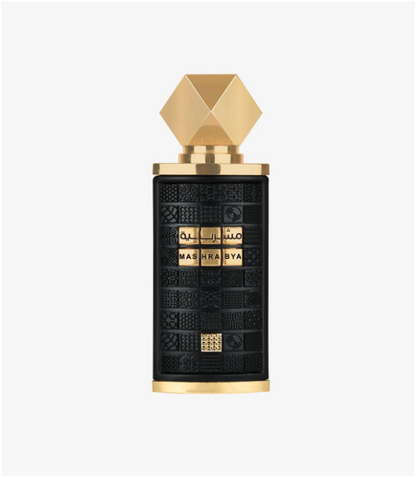 Lattafa Mashrabya Eau de Parfum Spray 100ml (3.4 Fl Oz) | Apple Shisha, Pink Pepper, Tobacco, Cinnamon, Dates, Oud Smoke, Vanilla & Caramel | Unisex Fragrance