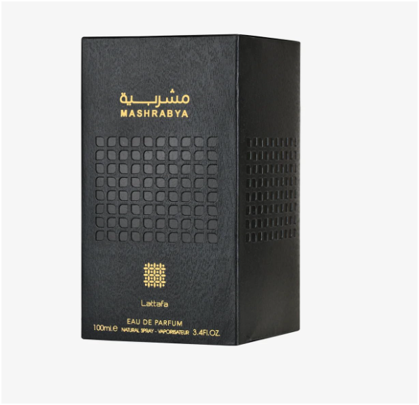 Lattafa Mashrabya Eau de Parfum Spray 100ml (3.4 Fl Oz) | Apple Shisha, Pink Pepper, Tobacco, Cinnamon, Dates, Oud Smoke, Vanilla & Caramel | Unisex Fragrance