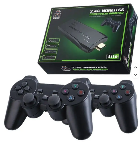 M8 Mini Video Game Console GS5 USB Stick Wireless Handheld Player, Built-In 3500 Games, HD TV Output, Portable Retro Gaming System