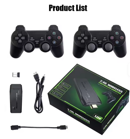M8 Mini Video Game Console GS5 USB Stick Wireless Handheld Player, Built-In 3500 Games, HD TV Output, Portable Retro Gaming System