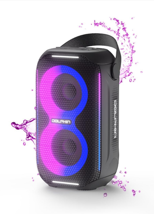 Dolphin 20W Portable Bluetooth Speaker with FM Radio – Party-Ready Sound Anywhere