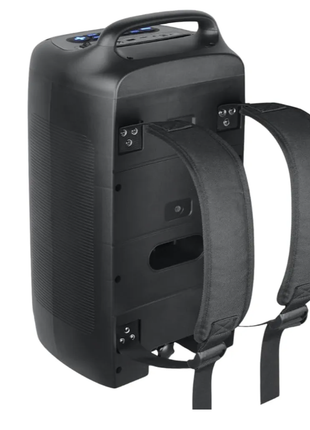 RCA 2x6.5" Dual Woofer Backpack Speaker with Wireless Mic & Remote