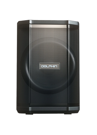 Dolphin 8" Heavy-Duty Handy Party Speaker with Wireless Microphone & Remote