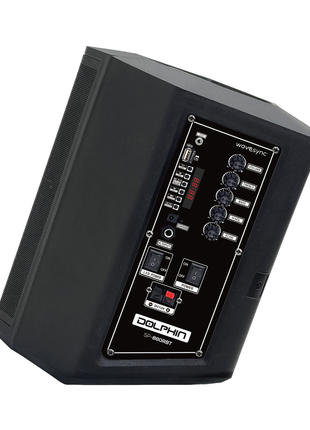 Dolphin 8" Heavy-Duty Handy Party Speaker with Wireless Microphone & Remote