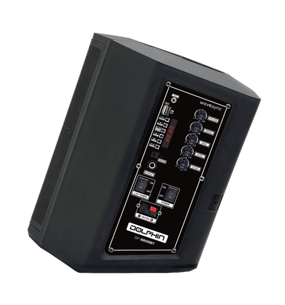 Dolphin 8" Heavy-Duty Handy Party Speaker with Wireless Microphone & Remote