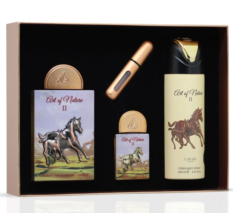 Lattafa Art of Nature 2 Gift Set – Unisex | 100 ml / 3.4 fl oz + Extras