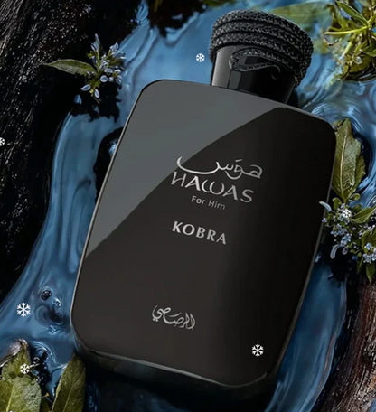 Rasasi Hawas for Him Kobra Eau de Parfum – 100 ml / 3.4 fl oz Eau de Parfum (Men)
