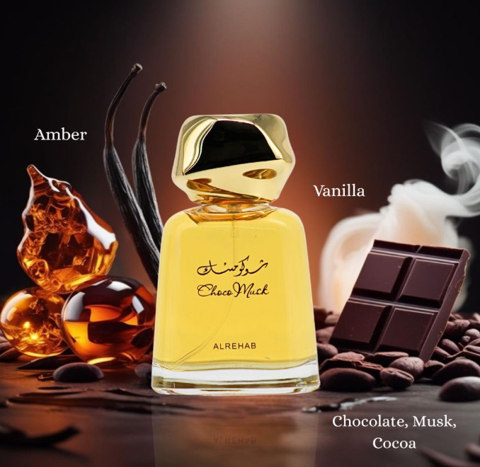 Al-Rehab Choco Musk Eau de Parfum – 100 ml / 3.4 fl oz | Unisex