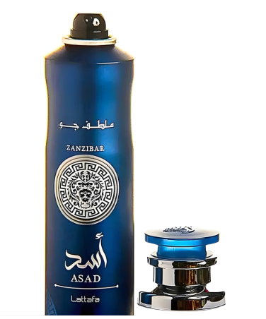 Zanzibar Asad Air Freshener 3 Pack Bundle – Home & Car Fragrance Spray | 10.1 oz / 300 ml Each | Lattafa