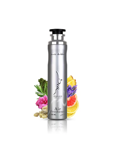 Maahir Legacy Air Freshener 6 Pack Bundle – Home & Car Fragrance Spray | 10.1 oz / 300 ml Each | Lattafa