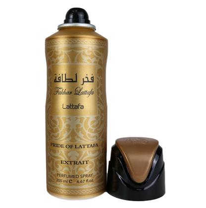 Fakhar Extrait Body Spray 6 Pack Bundle – 200 ml Each | Lattafa