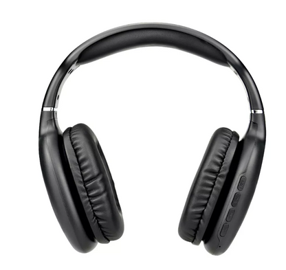 RCA Wave‑53 Active Noise Cancelling Wireless Headphones – 40H ANC Playtime, Black