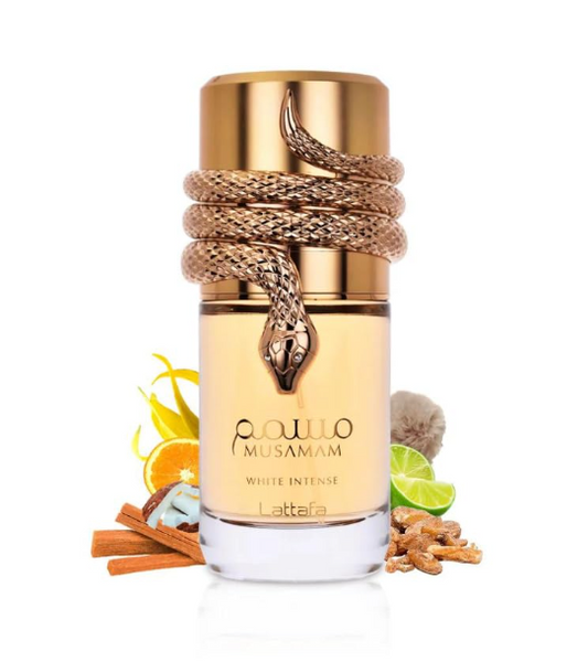 Lattafa Musamam White Intense EDP Unisex 100ml – Warm Spicy