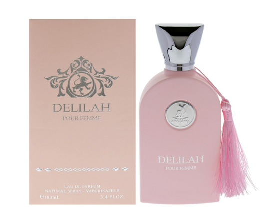Lattafa Maison Alhambra Delilah Pour Femme Eau de Parfum for Women 3.4 oz / 100ml – Floral Fruity Sweet Perfume Spray Long Lasting