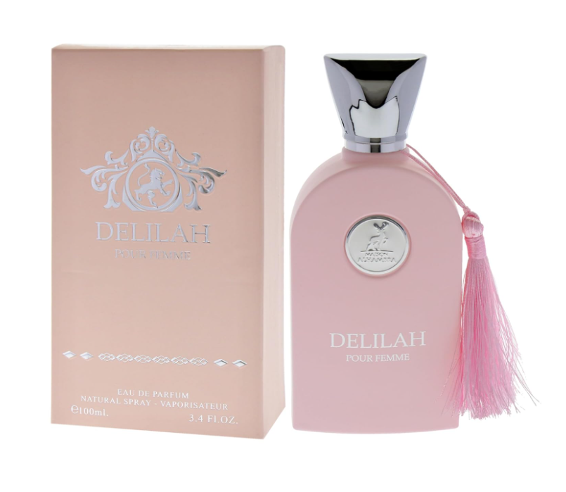 Lattafa Maison Alhambra Delilah Pour Femme Eau de Parfum for Women 3.4 oz / 100ml – Floral Fruity Sweet Perfume Spray Long Lasting
