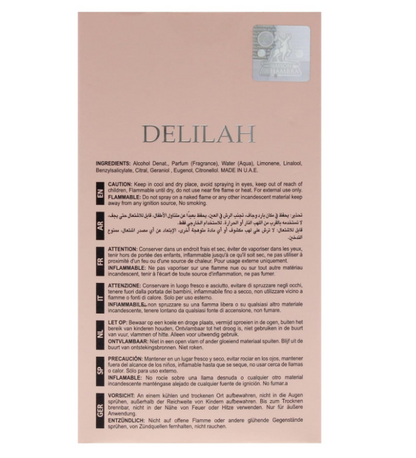 Lattafa Maison Alhambra Delilah Pour Femme Eau de Parfum for Women 3.4 oz / 100ml – Floral Fruity Sweet Perfume Spray Long Lasting