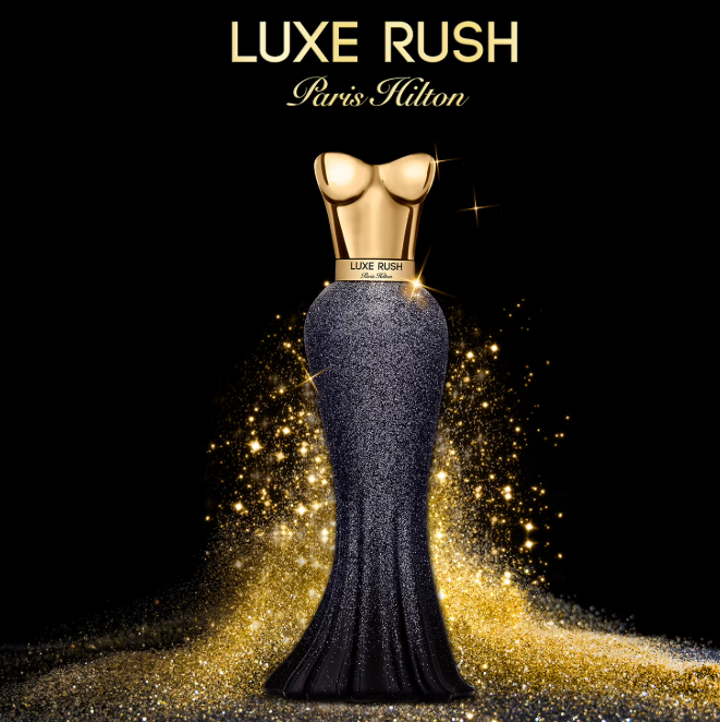 Paris Hilton Luxe Rush Eau de Parfum for Women 3.4 fl oz 100ml Long Lasting Sweet Floral Fruity Perfume Spray Glamorous Feminine Luxury Fragrance Gift for Her