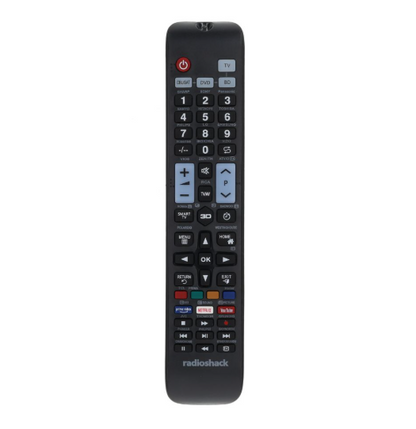Toptech Universal 4-in-1 TV Remote Control, Smart Replacement Remote for TV, DVD, Cable & Streaming Devices, Easy Setup Universal IR Remote for Multiple Brands Home Entertainment Systems