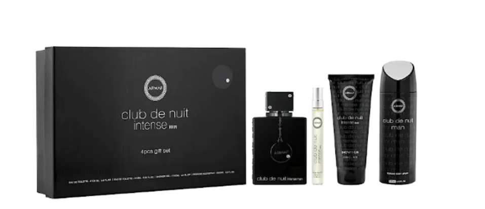 Armaf Club de Nuit Intense Man 4-Piece Gift Set | EDT 105ml + Body Spray + Shower Gel | Luxury Men's Fragrance Collection