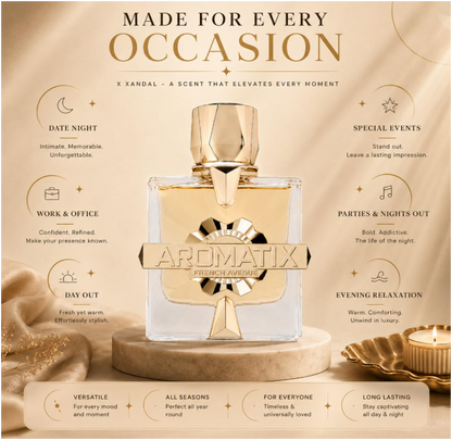 French Avenue Xandal Eau de Parfum 100ml | Fresh Woody Aromatic Unisex Fragrance | Long Lasting Modern Perfume Spray