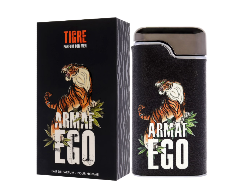 Armaf Ego Tigre Eau de Parfum 100ml (3.4 oz) | Fresh Citrus Woody Men's Fragrance | Long Lasting Perfume Spray