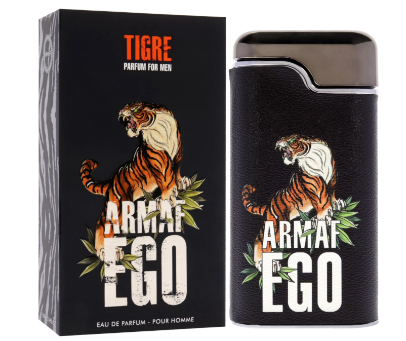 Armaf Ego Tigre Eau de Parfum 100ml (3.4 oz) | Fresh Citrus Woody Men's Fragrance | Long Lasting Perfume Spray