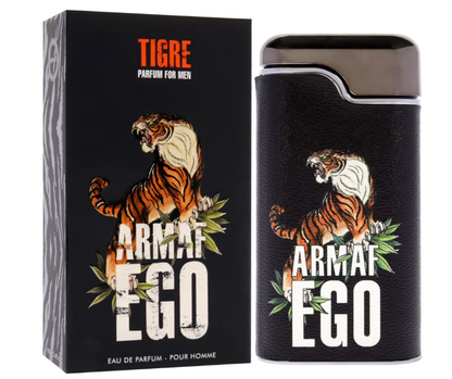 Armaf Ego Tigre Eau de Parfum 100ml (3.4 oz) | Fresh Citrus Woody Men's Fragrance | Long Lasting Perfume Spray