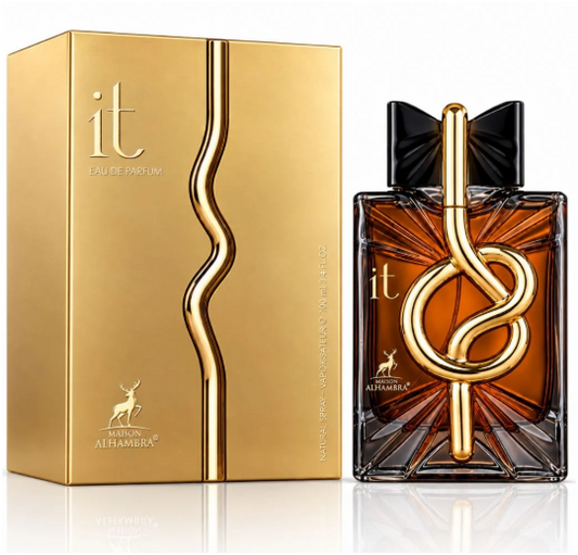 Maison Alhambra IT Eau de Parfum Spray 100ml (3.4 Fl Oz) | Bergamot, Black Pepper, Lavender, Pink Pepper, Geranium, Ambroxan, Cedarwood &amp; Labdanum | Men's Fragrance