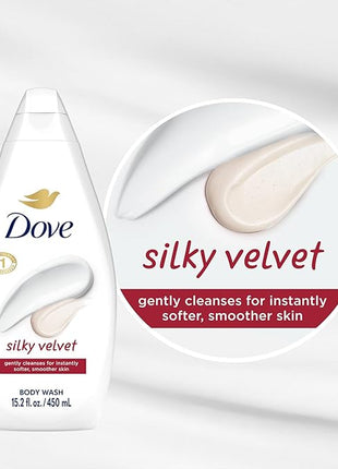 Dove Silky Velvet Body Wash 15.20 fl. oz