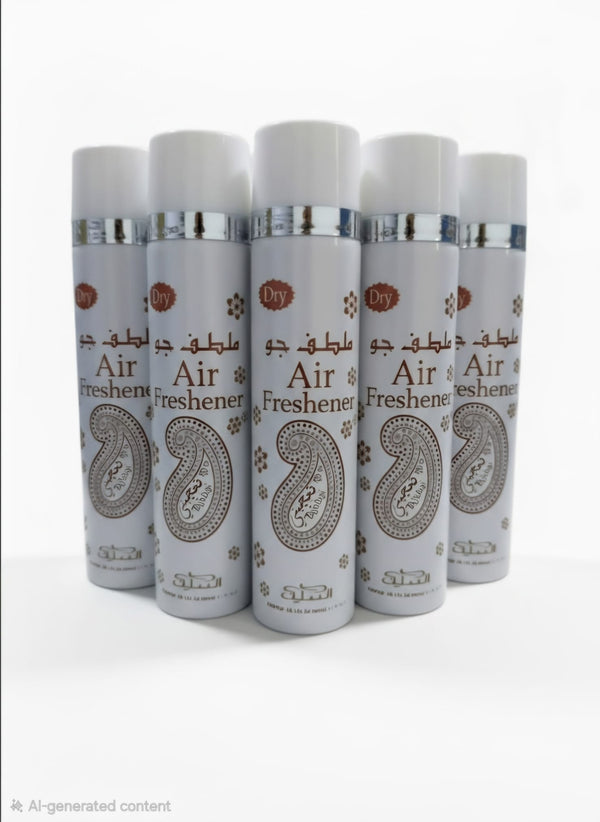 Nabeel Tajebni Air Freshener 6 Piece Set | Long Lasting Arabian Home & Car Fragrance | Premium Fresh Scent Collection