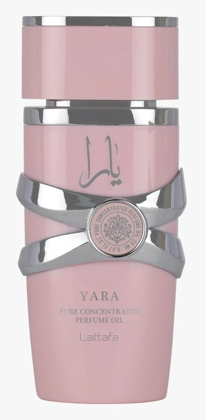 Yara Pink Pure Concentrated Perfume Oil 0.67 fl. oz by Lattafa