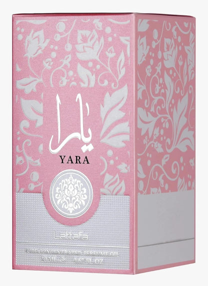Yara Pink Pure Concentrated Perfume Oil 0.67 fl. oz by Lattafa