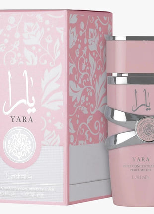 Yara Pink Pure Concentrated Perfume Oil 0.67 fl. oz by Lattafa