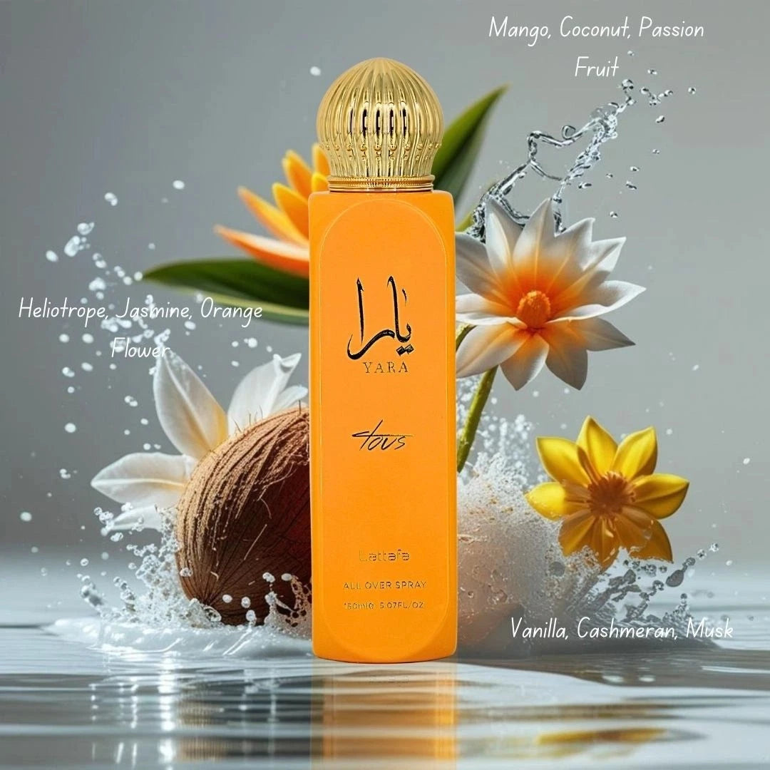 Yara Tous All Over Spray 5.07 oz by Lattafa