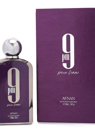 Afnan 9 pm pour femme L 3.4 EDP SPR