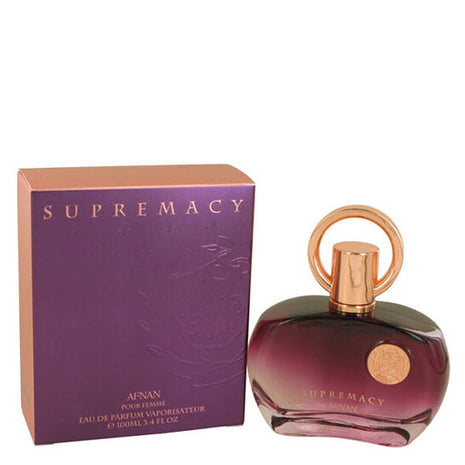 SUPREMACY POUR FEMME PUPRLE 3.4 FL OZ  EDP SPRAY BY AFNAN