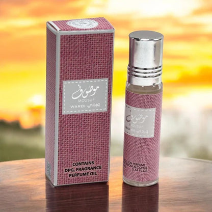 Ard Al Zaafaran Mousuf Wardi Roll-On Perfume Oil 10ml x 12 Pack | Sweet Floral Musky Long Lasting Arabic Attar Unisex Non-Alcohol Fragrance Travel Size Set