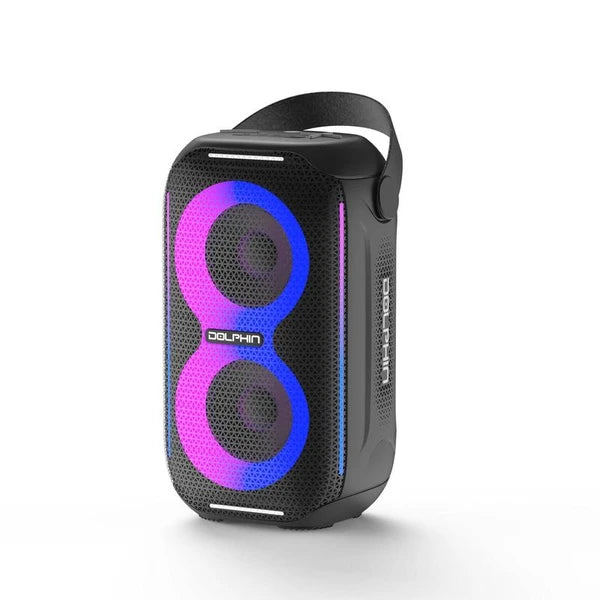 Dolphin 20W Portable Bluetooth Speaker with FM Radio – Party-Ready Sound Anywhere