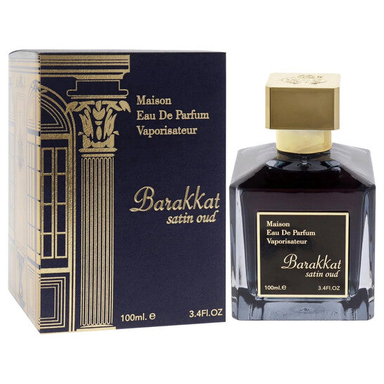 BARAKKAT SATIN OUD 3.4 FL. OZ EDP SPRAY  BY FRAGRANCE WORLD