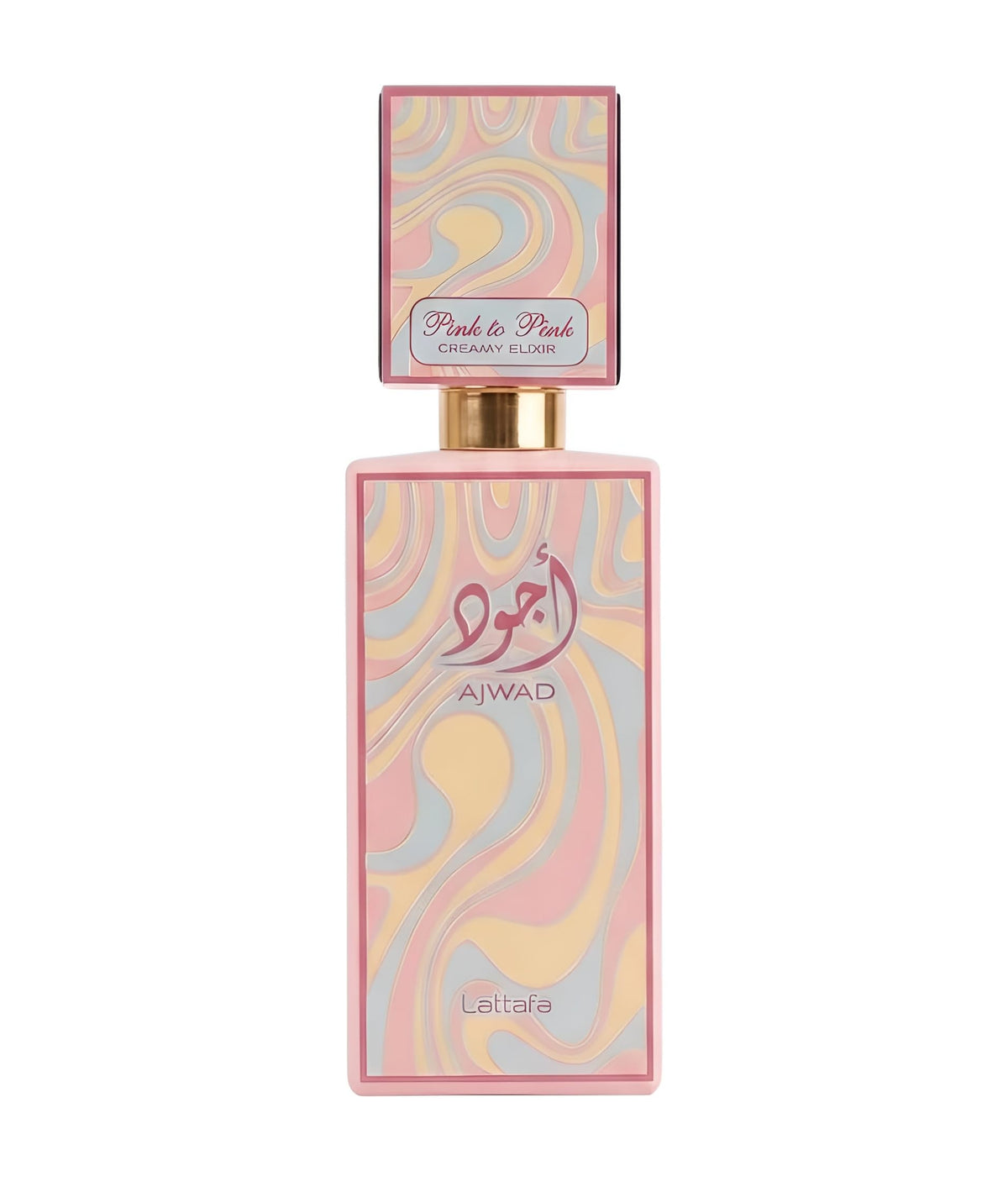 Lattafa Ajwad Pink to Pink Creamy Elixir Eau de Parfum Spray 60ml (2.04 Fl Oz) | Blackcurrant, Raspberry, Pear, White Chocolate, Vanilla &amp; Musk | Women's Fragrance
