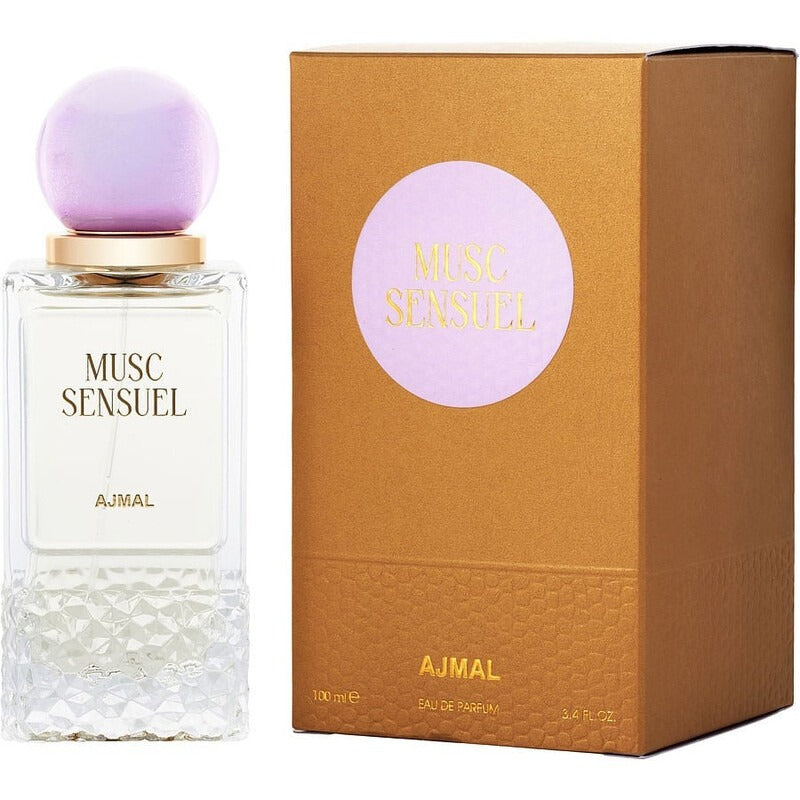 Ajmal Musc Sensuel Eau de Parfum, Unisex Fragrance, Musky Floral Perfume with Soft Powdery, Woody &amp; Warm Accords