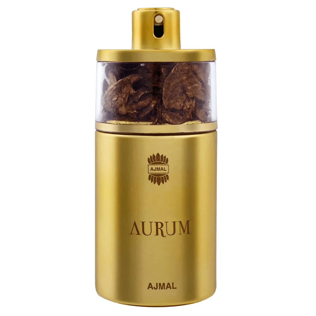 Ajmal Aurum Eau de Parfum for Women 75ml (2.53 Fl Oz) | Floral Fruity Oriental Perfume with Raspberry, Lemon, Gardenia, Jasmine, Amber, Vanilla &amp; Musk