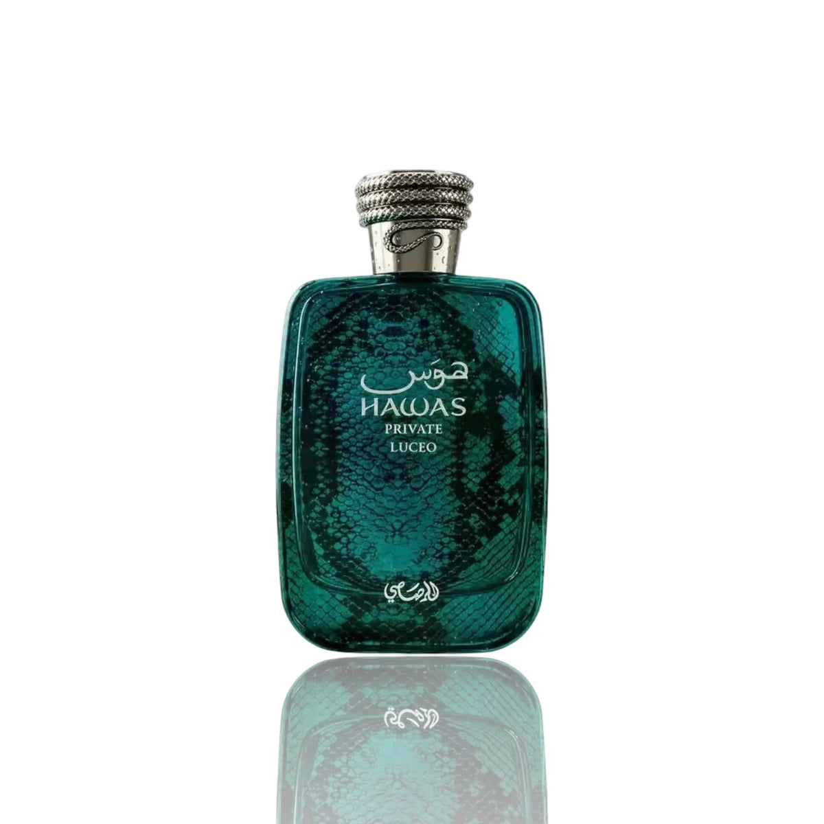 Rasasi Hawas Private Luceo Extrait de Parfum 100ml (3.4 Fl Oz) | Unisex Citrus Woody Spicy Fragrance with Bergamot, Lemon, Ginger, Magnolia, Cardamom &amp; Amber