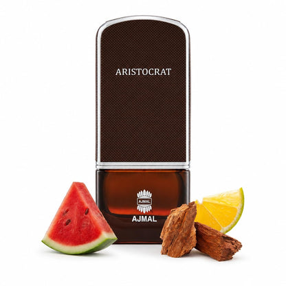 Ajmal Aristocrat Eau de Parfum for Men, 75ml (2.5 Fl Oz), Woody Aromatic Fragrance with Fresh, Fruity, Floral, Spicy, Woody, Amber &amp; Musk Accords