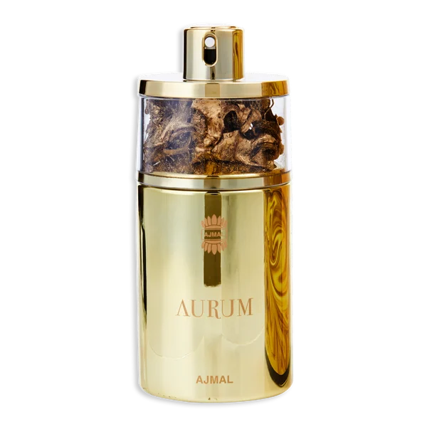 Ajmal Aurum Eau de Parfum for Women 75ml (2.53 Fl Oz) | Floral Fruity Oriental Perfume with Raspberry, Lemon, Gardenia, Jasmine, Amber, Vanilla &amp; Musk