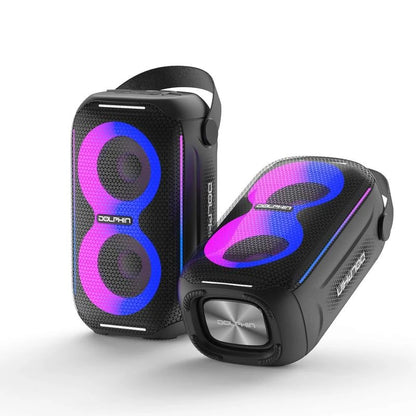 Dolphin 20W Portable Bluetooth Speaker with FM Radio – Party-Ready Sound Anywhere
