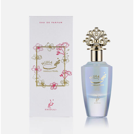 NUHA VANILLA PEARL 2.87 FL. OZ EDP SPRAY  BY KHADLAJ