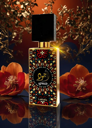 AJWAD 3.04 FL. OZ EDP SPRAY BY LATTAFA
